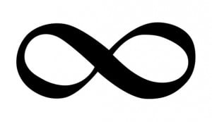 Infinity symbol, computer artwork